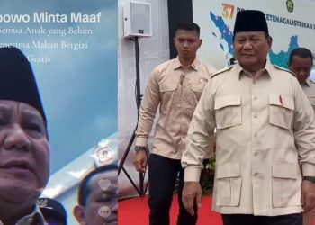 Presiden Prabowo Subianto Minta Maaf Soal Program Makan Bergizi Gratis (MBG)