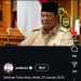 Presiden Prabowo Subianto Ucapkan Selamat Tahun Baru Imlek 2576 Kongzili