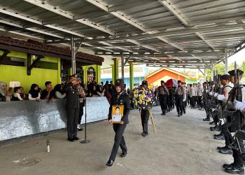 Kapolri Naikkan Pangkat ke Bripka Andithya menjadi Aipda Anumerta