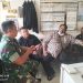 Tingkatkan Kondusifitas Wilayah, Babinsa Jayengan Selipkan Pesan Jaga Stabilitas Keamanan Kepada Security 