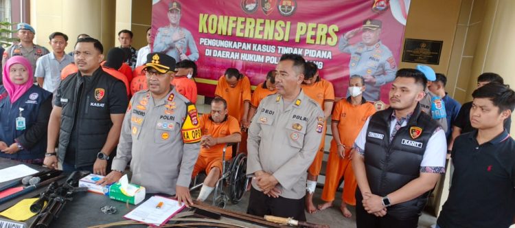 Dua Pelaku Tawuran Tewaskan Satu Orang Ditangkap Resmob Polres Serang