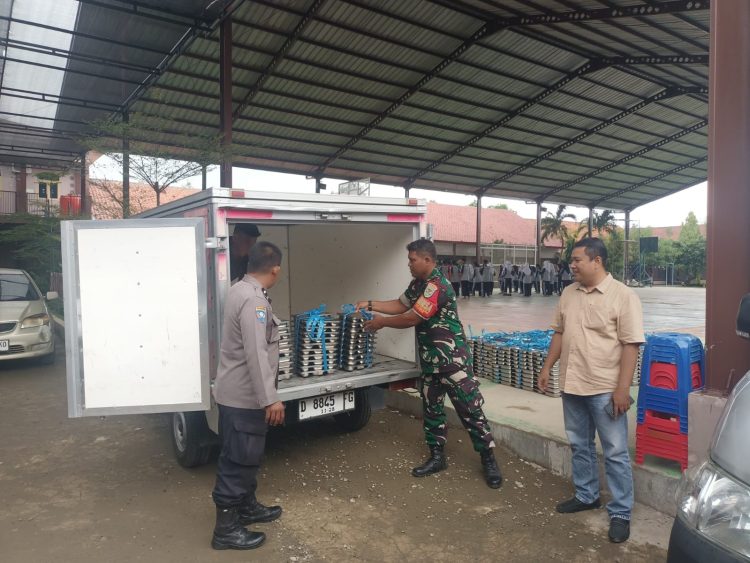 Pendistribusian Makanan Bergizi Gratis di Wilayah Koramil 0620-20/Gegesik, Kabupaten Cirebon