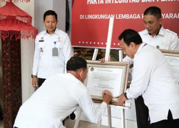 Lapas Tabanan Lakukan Pakta Integritas dan Perjanjian Kinerja Tahun 2025