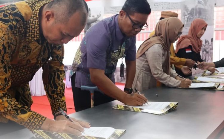 Lapas Gorontalo Gelar Penandatanganan Perjanjian Kerja Sama Dengan Instansi 