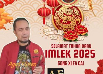 Ketum PW FRN Agus Flores Mengucapkan Selamat Tahun Baru Imlek 2025