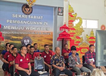 Binaan Lapas Tabanan Umat Kristiani Ikuti Perayaan Natal Bersama Ditjenpas Secara Virtual