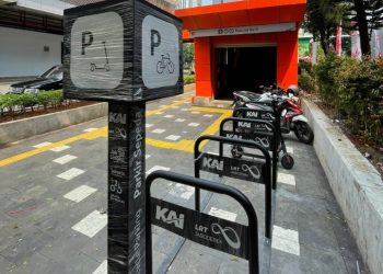 Pengguna LRT Jabodebek, Kini Parkiran Sepeda Sudah Terpasang CCTV