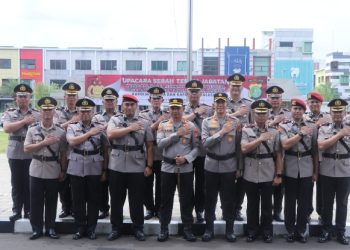 Polres Metro Tangerang Kota Gelar Sertijab dan Pisah Sambut 7 PJU dan 2 Kapolsek