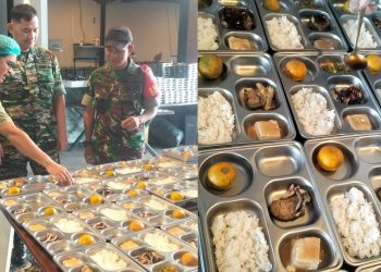 Kodim 0505 JT Kawal Distribusi Makan Bergizi Gratis di Duren Sawit