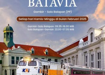 KAI Luncurkan KA Batavia, Menyediakan Pilihan Baru Perjalanan Jakarta-Solo