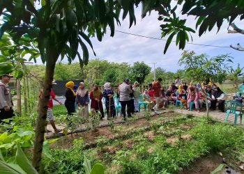 Kapolres Serang Kunjungi Program Ketahanan Pangan Wanita Tani di Desa Tegal Maja