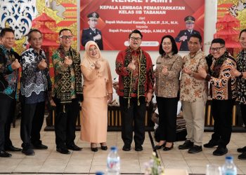 Tampuk Pimpinan Berganti, Prawira Hadiwidjojo Resmi Pimpin Lapas Tabanan Menggantikan Muhamad Kameily