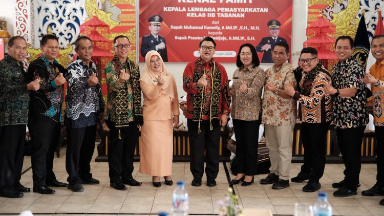 Tampuk Pimpinan Berganti, Prawira Hadiwidjojo Resmi Pimpin Lapas Tabanan Menggantikan Muhamad Kameily