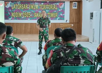 Kodim 0505 Jakarta Timur Tingkatkan Profesionalisme Babinsa melalui Latorsar Umum Teritorial 2025