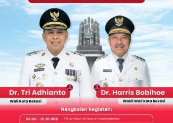 Agenda Pelantikan dan Penyambutan Wali Kota dan Wakil Wali Kota Bekasi