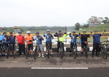 Polda Banten Gelar Fun Bike dan Bakti Sosial, Pererat Kebersamaan dengan Masyarakat