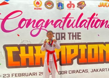 Syakirah Ramadhani Ahmad Sabet Emas di Kejuaraan Taekwondo Congratulations For The Champion 2025