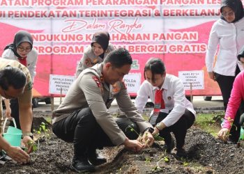 Polda Banten Luncurkan Program Pekarangan Lestari untuk Dukung Ketahanan Pangan