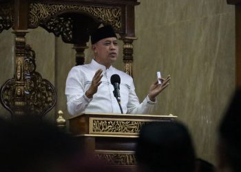 Tri Adhianto Tarling di Masjid An-Nur, Bahas Infrastruktur dan Solusi Banjir