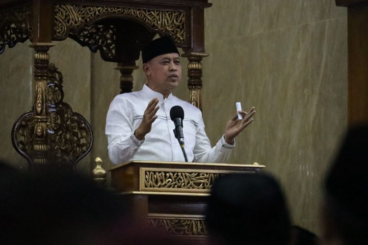 Tri Adhianto Tarling di Masjid An-Nur, Bahas Infrastruktur dan Solusi Banjir
