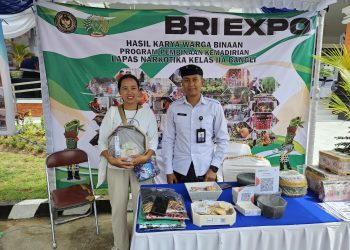 Lapas Narkotika Bangli Pamerkan Karya Warga Binaan di Expo UPT PAS Se-Bali Bersama BRI