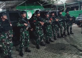 Danramil Duren Sawit Pimpin Patroli Cipkon Ramadhan