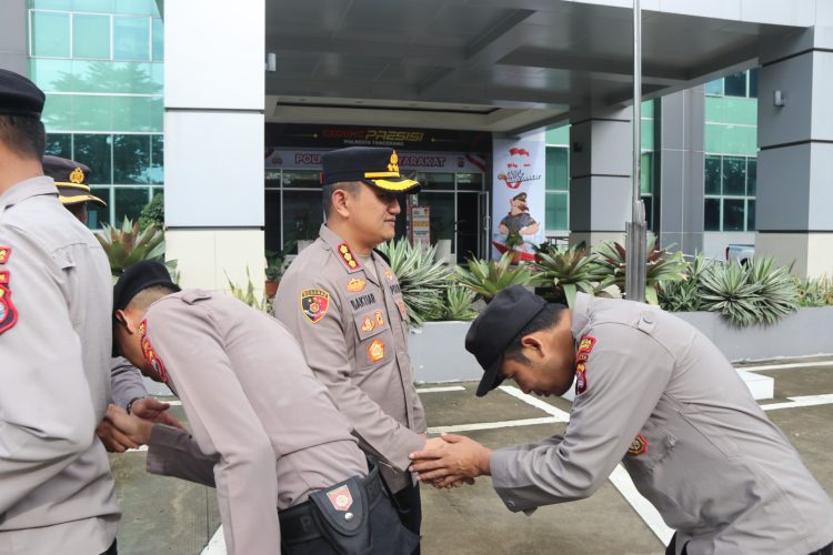 Kapolresta Tangerang Pimpin Apel dan Halal Bihalal Pascalebaran