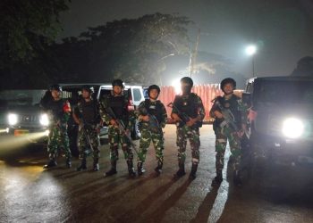 Koramil Cipayung Gencarkan Patroli Malam Pasca Lebaran