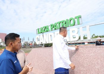 Tulisan di Plaza Patriot Hilang Dua Huruf, Wali Kota Lakukan Peninjauan