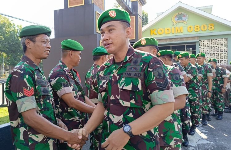 Apel Usai Cuti, Kodim 0808 Gelar Halal Bihalal