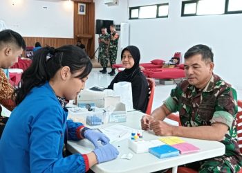 Kodim 0505 JT Gelar Donor Darah, Wujud Nyata Kepedulian Sosial