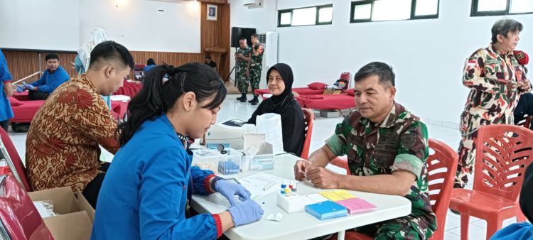 Kodim 0505 JT Gelar Donor Darah, Wujud Nyata Kepedulian Sosial