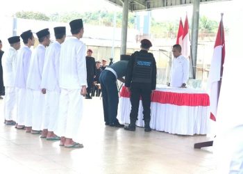 Lima Napiter Ikrarkan Setia kepada NKRI di Lapas Pasir Putih