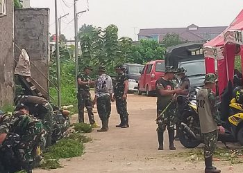 Korem 051 Wijayakarta dan Babinsa Bersihkan Panti Asuhan di Bekasi