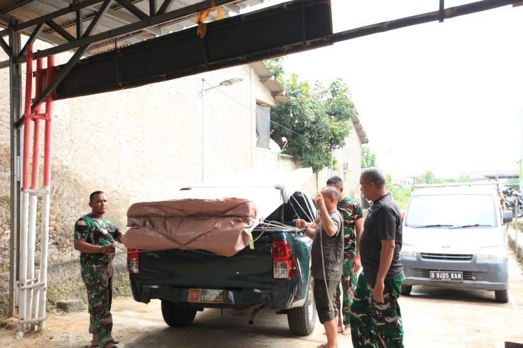 Korem 051 Wijayakarta Benahi Ruang Belajar di Panti Asuhan As Soghiri, Bekasi