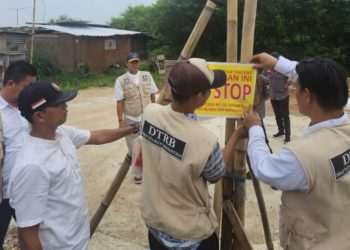DTRB Hentikan Bangunan Liar di Sindang Jaya, Tindak Lanjut Aduan FRN