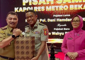 Kapolres Metro Bekasi Kota Resmi Berganti, Wawali Sampaikan Apresiasi dan Harapan