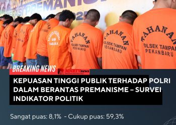 Kepuasan Tinggi Publik terhadap Polri dalam Berantas Premanisme, Survei Indikator Politik