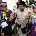 Presiden Prabowo Melepas jemaah haji di terminal 2 Bandara Soetta