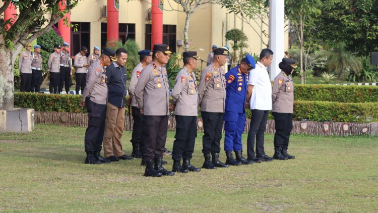 Kapolda Kalteng Pimpin Apel Pagi, Sampaikan Arahan Penting kepada Personel