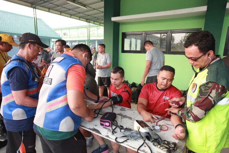 Tes Garjas UKP Prajurit Korem 051 Wijayakarta Digelar di Yonif 202 Tajimalela