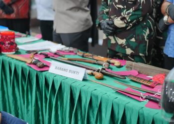 Ratusan Preman Diamankan Polisi