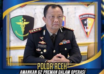 Polda Aceh Amankan 62 Pelaku Premanisme dalam Operasi Pekat Seulawah 2025