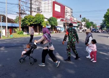 Serda Ichsan, Tak Kenal Libur Demi Amankan Jalan Sehat Milad ke 46 IIM