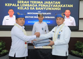 I Wayan Nurasta Resmi Jabat Kalapas Banyuwangi Gantikan Mochamad Mukaffi