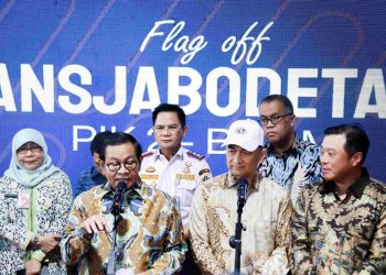 Gubernur Pramono Resmikan Transjabodetabek T31 Blok M-PIK 2