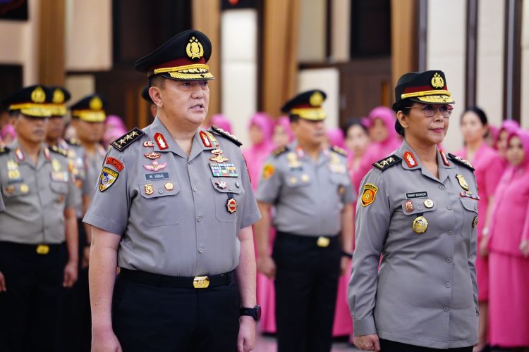49 Pati Polri Naik Pangkat, Dua Diantaranya Sandang Bintang Tiga
