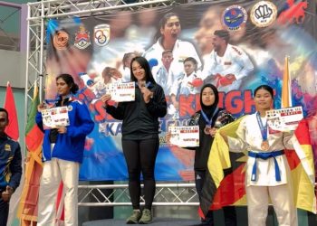Bripda Jessica dari Polda Riau Sumbang Emas di Kejuaraan Karate Internasional di Malaysia