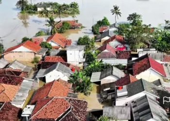 Desa Karangligar Teluk Jambe, Karawang Kembali Dilanda Banjir Besar
