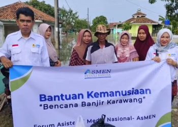 Bantuan AsMEN untuk Korban Banjir Karawang